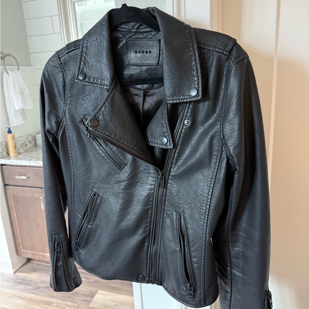 Blank NYC Black Faux Leather Jacket
